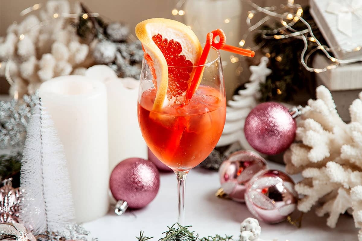 Christmas Cocktail Winter Caramel Aperol recipe